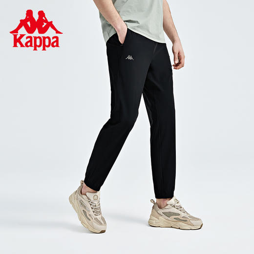 Kappa卡帕针织长裤2022新男运动长裤休闲裤小脚束口卫裤K0C32AK40 商品图3