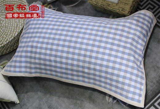 （乡村振兴商品）百布堂养生棉凉席枕巾（随机发货） 50*80*2 商品图0