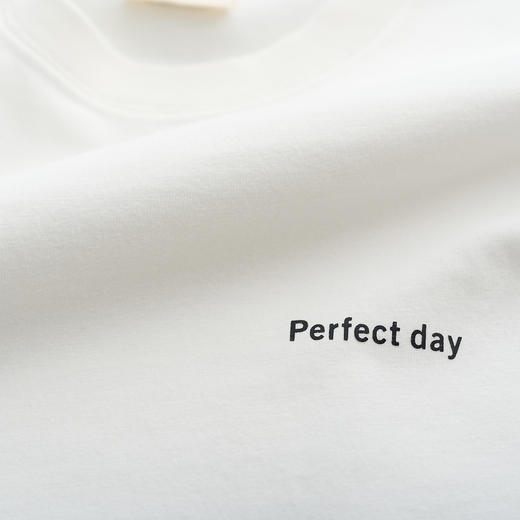 吃茶去chichaqu全棉T恤perfect day 商品图3