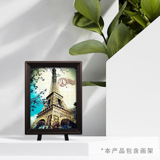 150片 迷你平面拼图 塑料拼图P1101 秋天的巴黎铁塔 商品图2