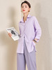 浅紫色长袖韩版休闲职业装OL通勤面试 商品缩略图3