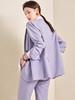 浅紫色长袖韩版休闲职业装OL通勤面试 商品缩略图1