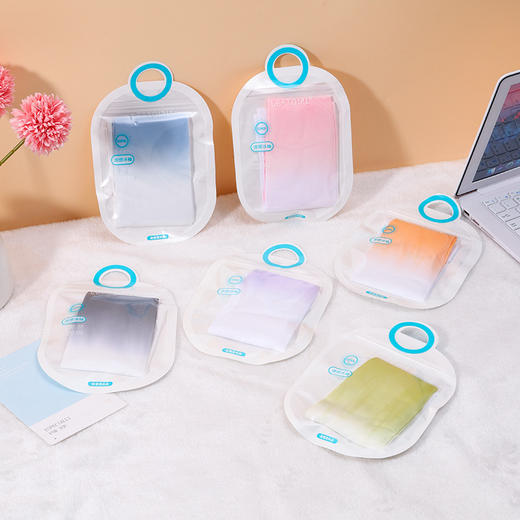 左左女渐变色冰袖305夏季新款渐变色防晒冰袖女防紫外线袖套户外运动透气冰丝手套护臂 商品图4