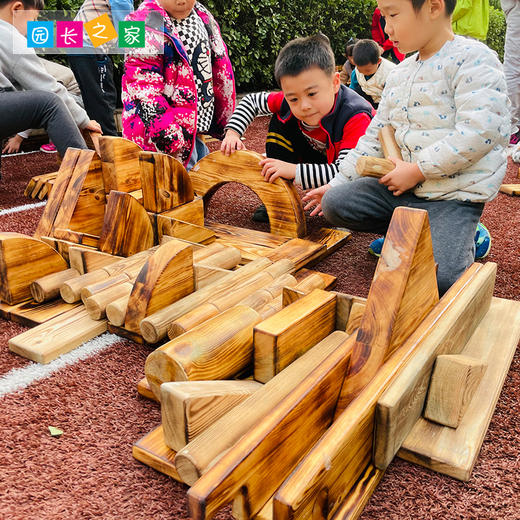 安吉游戏炭烧积木组 商品图3