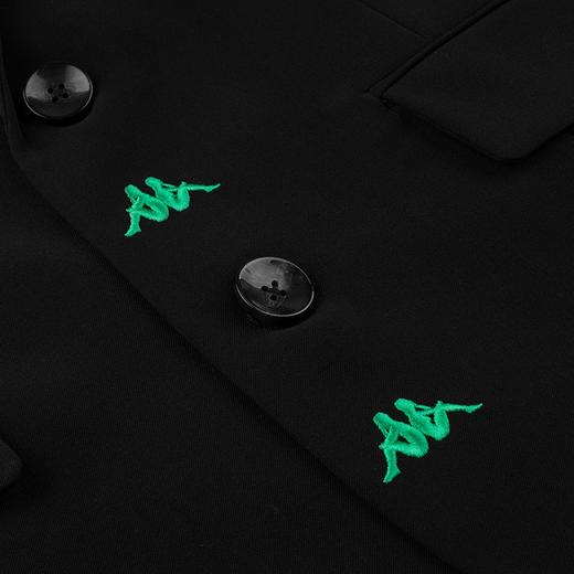 卡帕Kappa Azzurro系列马甲2022新款春情侣男女运动背心KAB0VE01 矿黑-KA02 商品图3