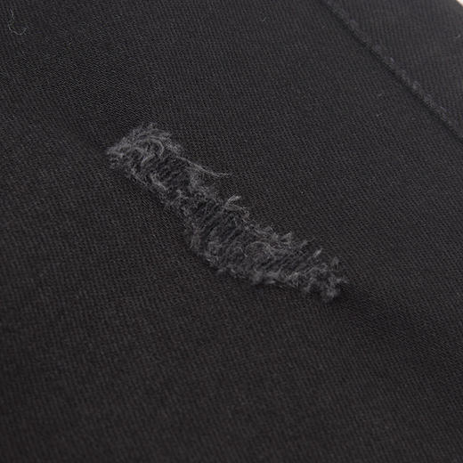 Lee商场同款女款黑色贴身小脚破洞时尚牛仔裤L12400AP69HQ 商品图4