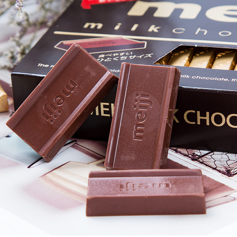 meiji明治日本进口钢琴巧克力盒装120g26枚