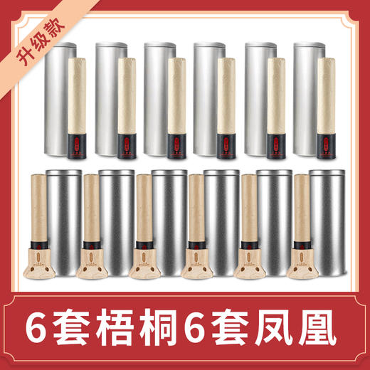 【6套梧桐+6套凤凰】艾融融艾条梧桐家庭艾灸体验分享无烟八髎小能手 商品图0