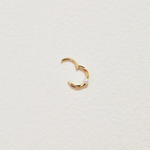 订购12周到｜Pamela Love-Floating Pearl Clicker-浮动珍珠 耳环（6mm 单只）［美国设计师］ 商品图1