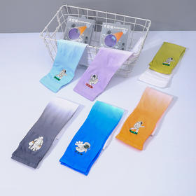 儿童太空人冰袖300-3卡通太空人儿童冰袖夏季户外防晒小孩子防晒袖套展示盒装冰丝袖套