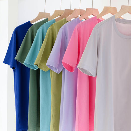 男女情侣款索罗纳凉感科技面料短袖T恤（17色） 商品图7