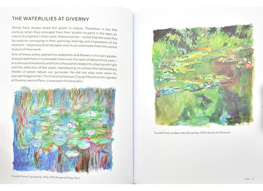 绿色:图画启发艺术 英文原版 Green : A Drawing Book Inspired by Art 瓦伦蒂娜·祖奇 艺术色彩画集 画册 商品图3