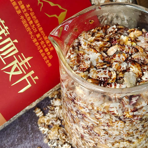 金谷力|有机藏血麦550g新品氨基丁酸型高原冲含硒泡速食麦片谷物纯素原味燕麦片 商品图2