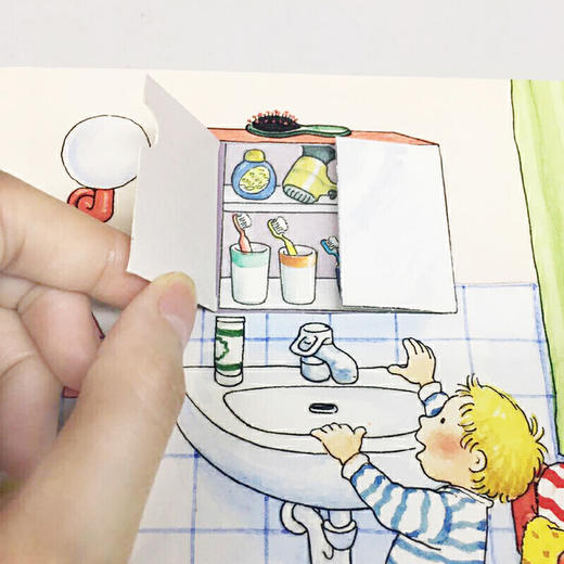 德国好宝宝成长启蒙亲子书全7册儿童2-3-4岁撕不烂读物了不起的雅各布长大了好习惯出去玩爱学习一天小毛病幼儿睡前故事雅各布绘本 商品图3