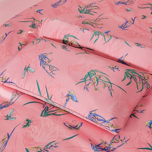 【皇锦】真丝护颈枕桑蚕丝枕荞麦壳颈椎枕-兰兮 商品图0