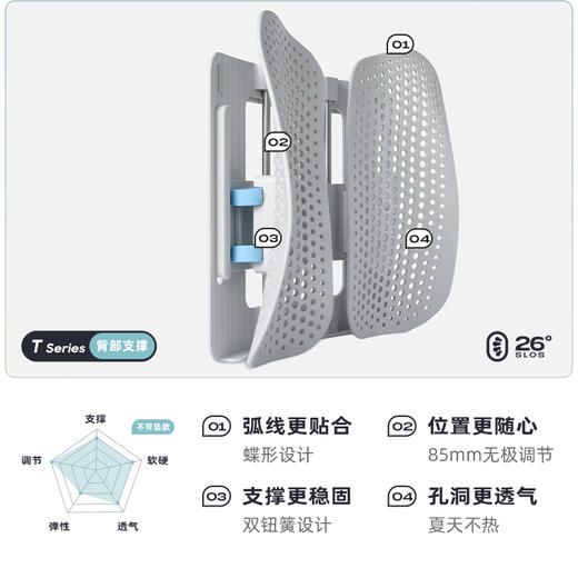 乐班人体工学可调背靠2.0 商品图4