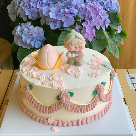 仙桃贺寿 · 奶油蛋糕 商品图0