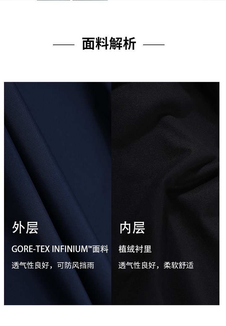 S42152 GORE-TEX  INFINIUM立领软壳夹克