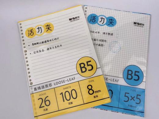 晨光极简26孔活页芯B5 商品图5