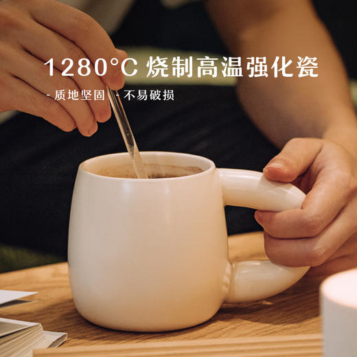 树可 大手臂陶瓷杯 情侣水杯大容量 温柔色系哑光质感高温陶瓷 500ml 商品图3