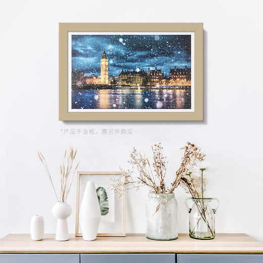 1000片 平面拼图 塑料拼图H2407 雪落泰晤士河畔 商品图2