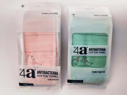 金号抗菌毛巾金号纯棉纯色毛巾抗菌独立包装吸水柔软厚实成人家用商务 商品图3