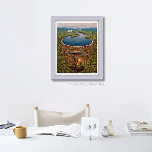 500片 平面拼图 塑料拼图H1647 Jacek Yerka-藏书阁 商品图2