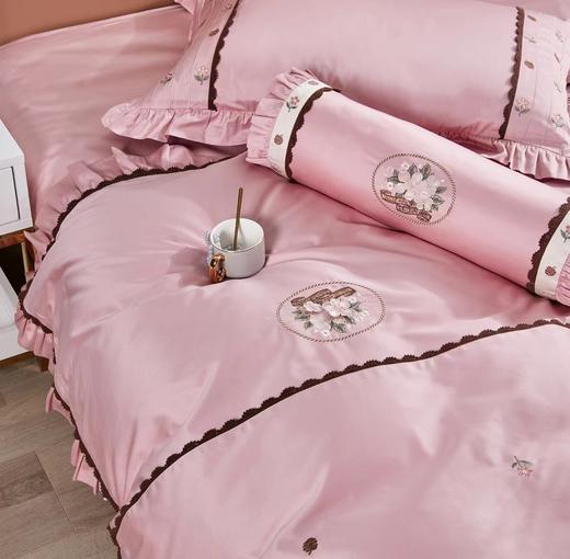 床品四件套 床单被罩套件 床上用品 拉菲花园 商品图9