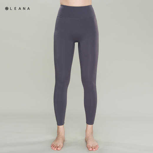 LEANA高腰收腹提臀瑜伽裤户外健身运动紧身速干透气九分裤LN3626 商品图4
