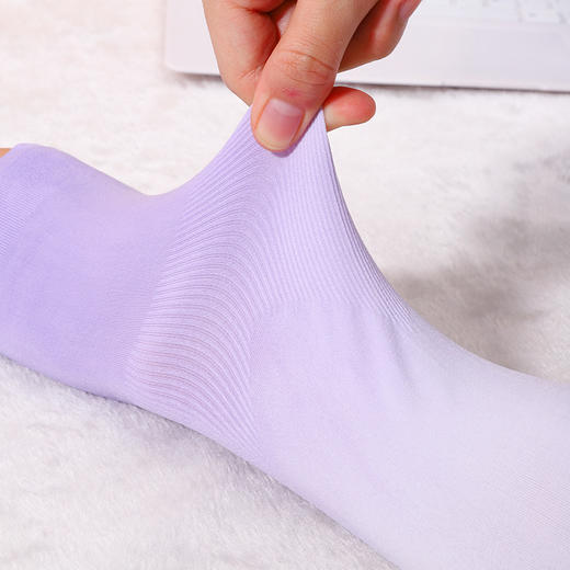 左左女渐变色冰袖305夏季新款渐变色防晒冰袖女防紫外线袖套户外运动透气冰丝手套护臂 商品图3