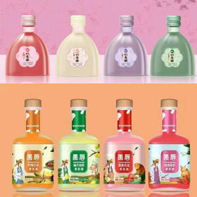 【12元/瓶】果唇草莓味/抹茶味/香芋味 /原味奶茶酒335ml