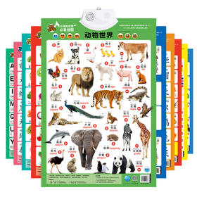 小海豚启蒙挂图双面有声版汽车标志交通工具启蒙教育识字识图趣味教学工具书挂图幼儿点读认知发声书识字认识婴儿发音益智幼小衔接