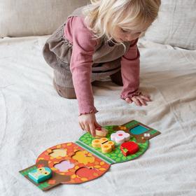 Petit Collage小树苗美国高端环保玩具木质玩具形状匹配