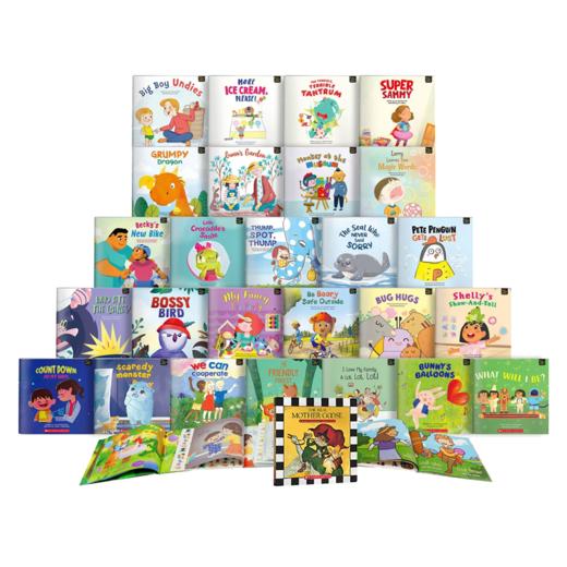 【宝莉爹推荐】Scholastic学乐故事套装30册 点读版 My First Story Set 赠鹅妈妈 低幼亲子共读启蒙故事绘本套装 英文原版 3-6岁 商品图0