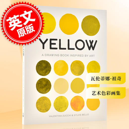 黄色:图画启发艺术 英文原版 Yellow : A Drawing Book Inspired by Art 瓦伦蒂娜·祖奇 艺术色彩画集 画册 商品图0