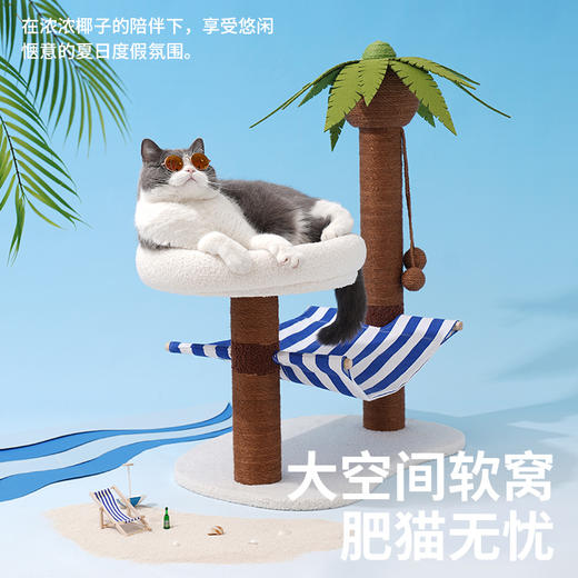 zeze夏日椰岛爬架-B(包邮) 商品图2