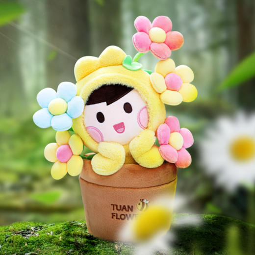 花盆小团毛绒公仔 商品图0
