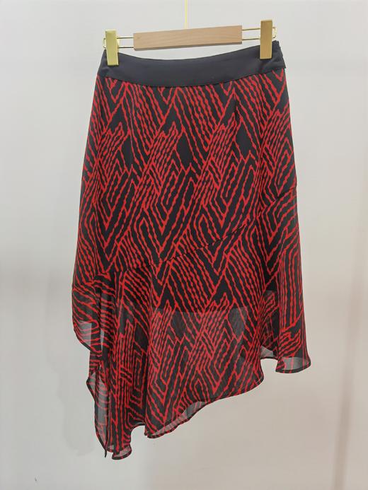 【内购不退换】【M1】臣禾不规则斑马纹半裙9203030276 商品图1