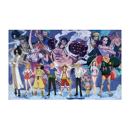 【折扣商品 不退不换】1000片 平面拼图 塑料拼图H2060 草帽九人海賊团 商品图0