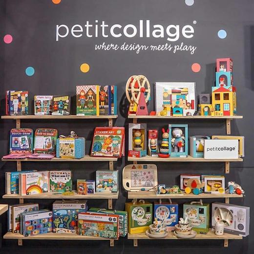 Petit Collage美国高端环保玩具木质玩具形状匹配齿轮玩具记忆桌游对对碰 商品图2