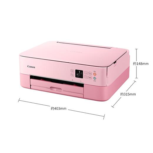 佳能（Canon）TS5380-樱花粉A4彩色喷墨打印机 商品图2