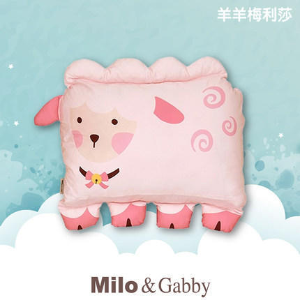 韩国Milo&Gabby3岁童趣枕卡通安抚抱枕枕套枕芯 商品图7