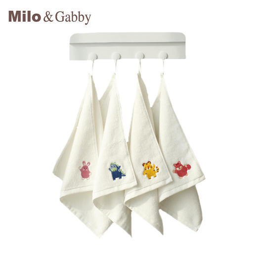 韩国Milo&Gabby儿童毛巾纯棉卡通动物小毛巾 商品图7