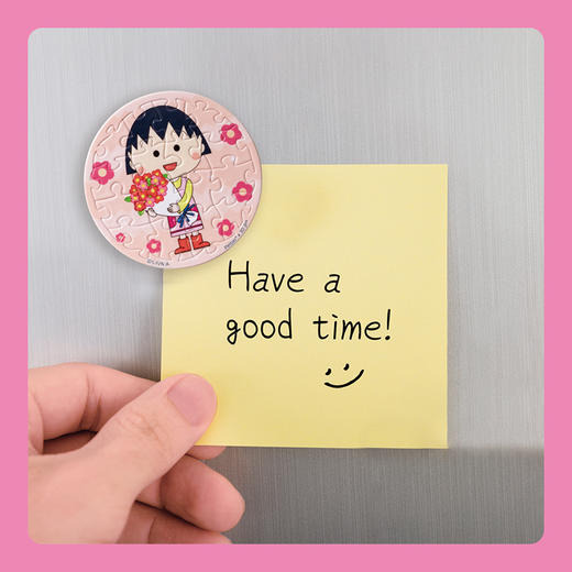 【折扣产品 不退换】96片 磁铁拼图 塑料拼图D1197 櫻桃小丸子-职业达人 商品图3