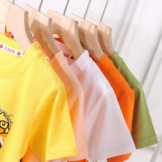 【59.9元任选三件】小黄鸭G.DUCK夏季儿童纯棉T恤男女童短袖薄款 商品图1