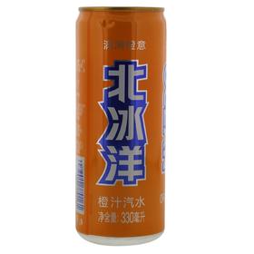 北冰洋橙汁汽水330ml