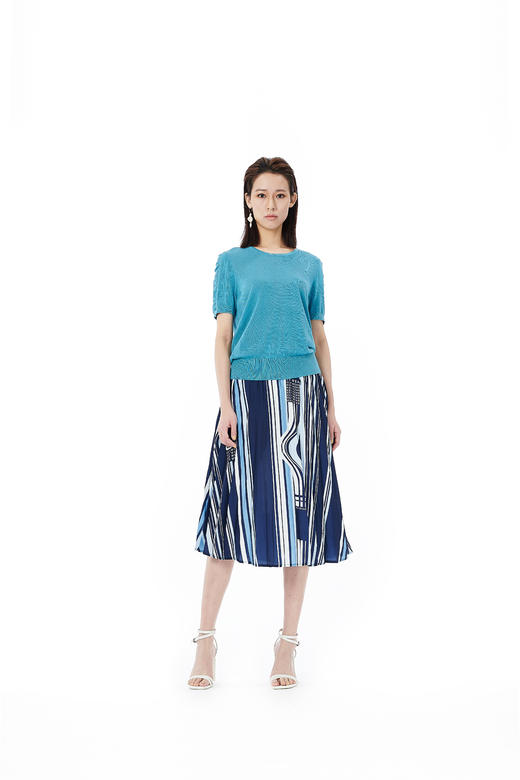 现货热销 奇威【莱赛尔100%】舒适爽滑针织T恤0HC05158 商品图3