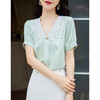 夏季新品时尚通勤优雅气质款短袖衬衫套裙 商品缩略图4