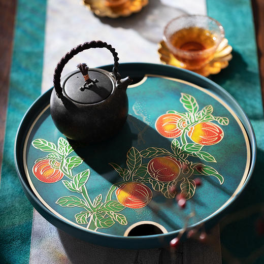 事事如意茶盘 260*260*60mm 商品图1