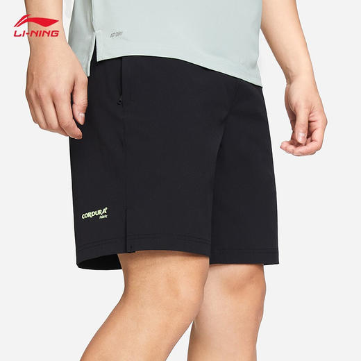 李宁运动裤男2022新品春夏健身系列防泼水休闲短裤AKSS107 商品图0